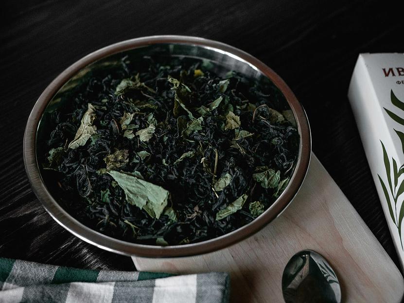 Иван-чай чёрный ферментированный со смородиной 50 г, опт фото 6