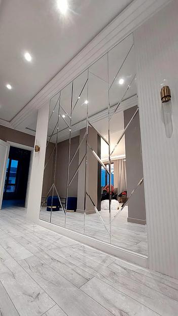 Декоративное зеркальное панно фото 1