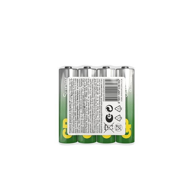 Батарейка алкалиновая GP Super Alkaline G-Tech 24А ААA - 4 шт. в пленке фото 2