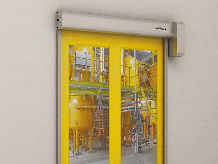 Скоростные рулонные ворота Дорхан для пищевой промышленности серии SpeedRoll SDF ОПТ фото 2