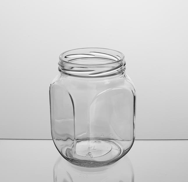 Банка стеклянная ТО-82 «Глория» кубик 0,65 л опт фото 1