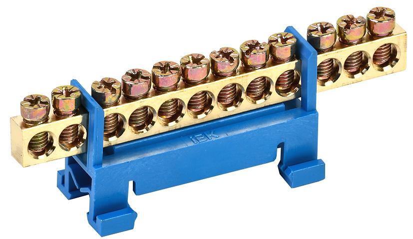 Iek YNN10-69-12P-K07 Шина N "ноль" на DIN-изол тип "Стойка" ШНИ-6х9-12-С-С ИЭК фото 1