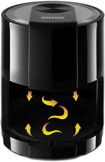 Аэрогриль Kitfort КТ-2225 черный фото 4