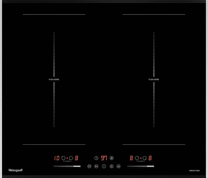 Индукционная варочная поверхность Weissgauff HI 642 Bfzg, независимая, черный фото 1