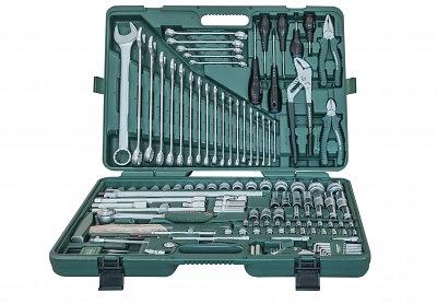 S04H524128S (S04H524128S18) Набор инструмента универсальный 1/4", 1/2"DR, 128 предметов Jonnesway фото 1