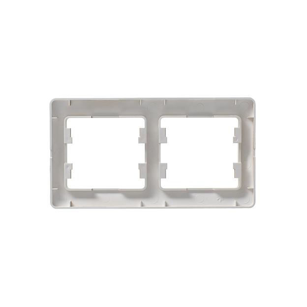 Systeme electric GSL000402 GLOSSA 2-постовая РАМКА, горизонтальная, ТИТАН фото 4