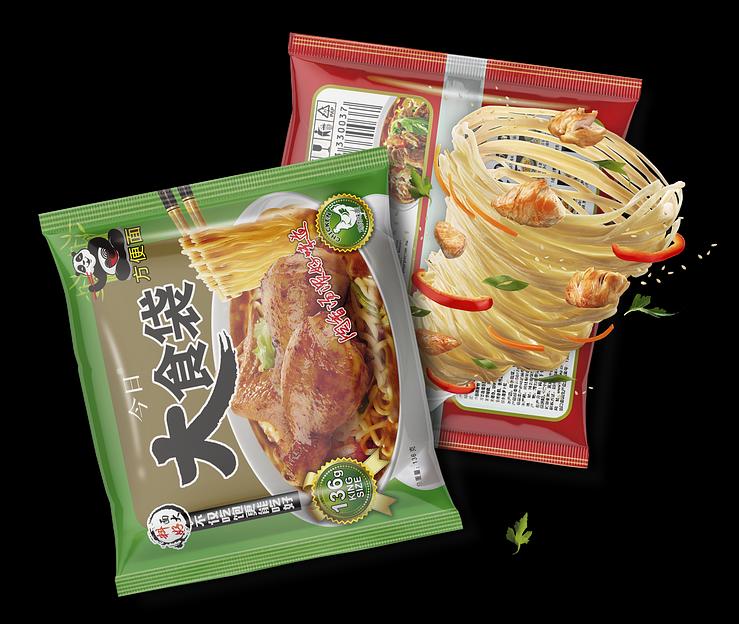 Лапша «Джин Ри Биг» со вкусом говядины, 136 гр, опт фото 2