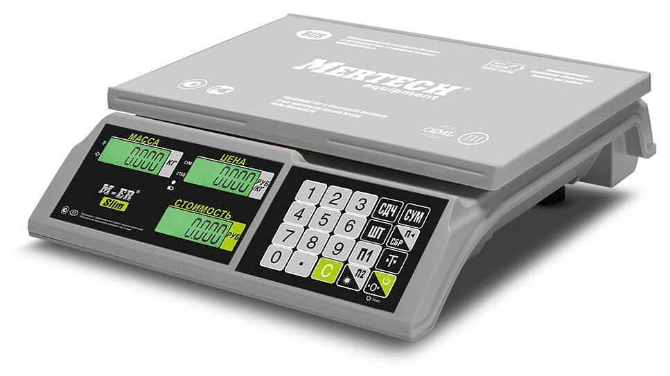 Весы торговые Mertech M-ER 326AC-32.5 LCD серый (3041) фото 1