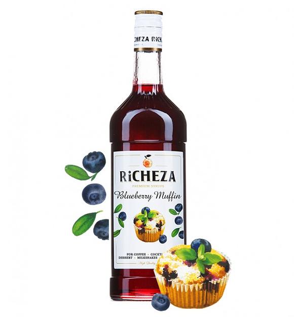 Сироп "Richeza" черничный маффин 1л фото 1