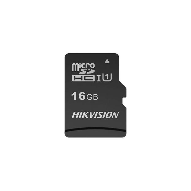 Карта памяти microSDHC UHS-I U1 Hikvision 16 ГБ, 92 МБ/с, Class 10, HS-TF-C1(STD)/16G/Adapter, 1 шт., переходник SD фото 1