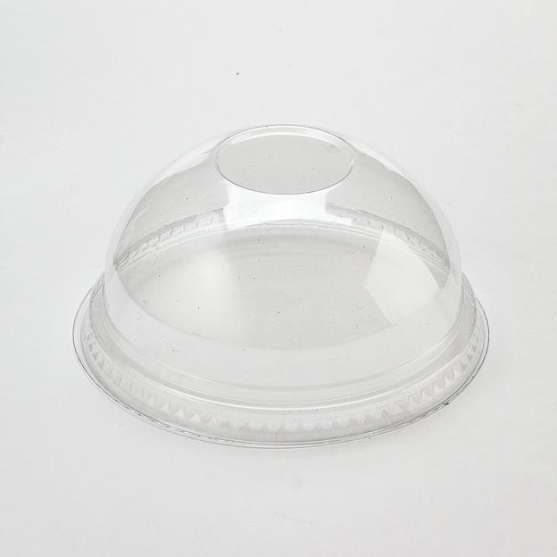 Крышка купольная "тип V" прозрачная d95мм без отверстия - 100 шт фото 1