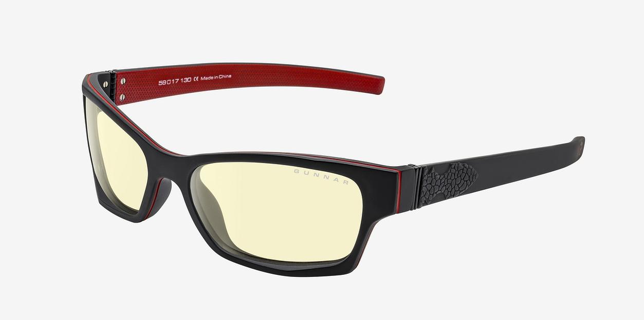 Очки для компьютера (для геймеров) GUNNAR DEADPOOL Amber DDP-04901, Onyx/Red Splatter фото 1
