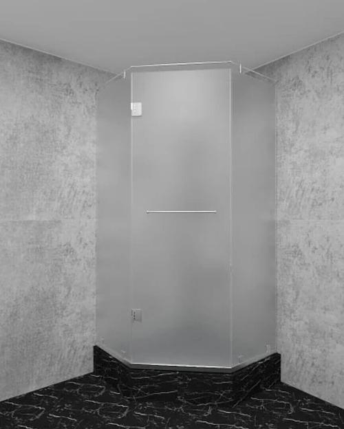 Душевое ограждение КазСтекло КС-100Т матовое белое фото 1