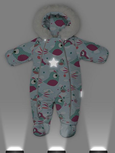 Комбинезон №106 Птички, арт 264ш/2 (80 см) фото 7