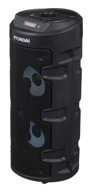 Минисистема Hyundai H-MC160 черный 50Вт/FM/USB/BT/SD/MMC фото 2