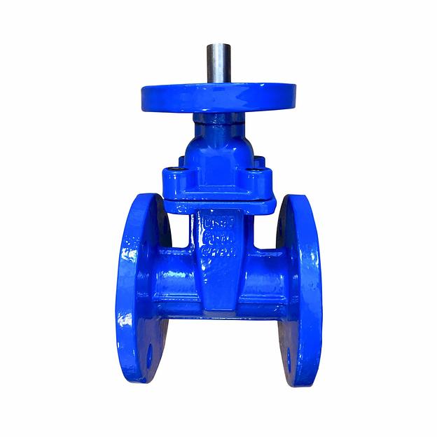 Задвижка 65 ру 10/16 30ч939р чугунная фланцевая с обрезиненным клином под электропривод тип МЗВ фото 1