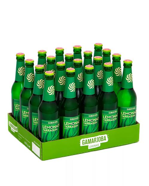 Лимонад «Gamarjoba» тархун 0.45 л ст/б, опт фото 2