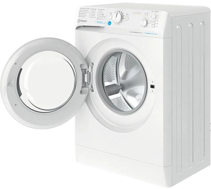 Стиральная машина Indesit BWSB 61051 WWV RU класс: A загр.фронтальная макс.:6кг белый фото 3