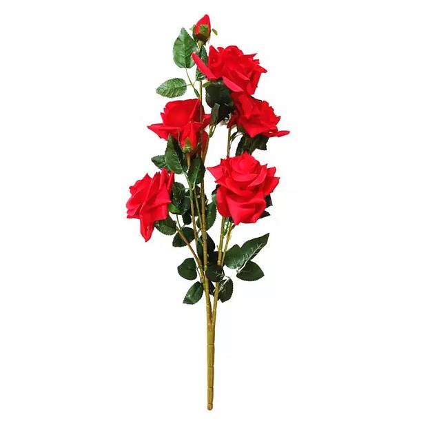 Букет тройная ветка с 6 головками и 2 бутонами 70см фото 5