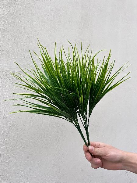 Искусственная декоративная зелень ПластЦвет «Трава луговая» 32 см ОПТ фото 1