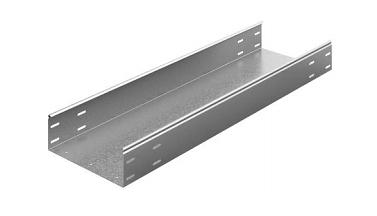УЛН-500х100х3000-1,2-СЦ OSTEC Универсальный лоток неперфорированный 500х100х3000, толщ. 1,2 мм, Сендзимир цинк фото 1