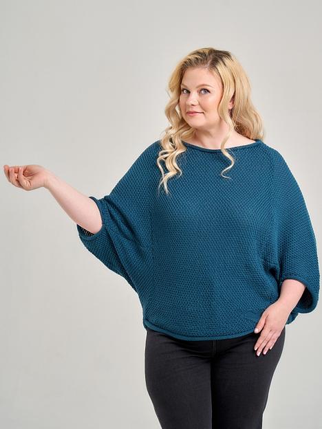 Кардиган Аванта морская волна 44-52, 54-62 ОПТ фото 2