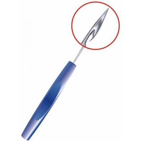 Шило с пластиковой ручкой с крючком фото 1