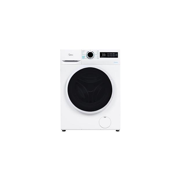 Стиральная машина узкая Midea MF01712US40/W, с фронтальной загрузкой, с паром, 7кг, 1200об/мин фото 1