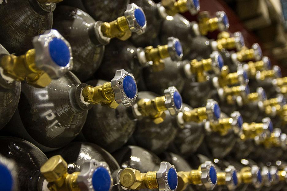 Поверочная газовая смесь ПГС, C3H8-воздух (азот), баллон 4 л. фото 3