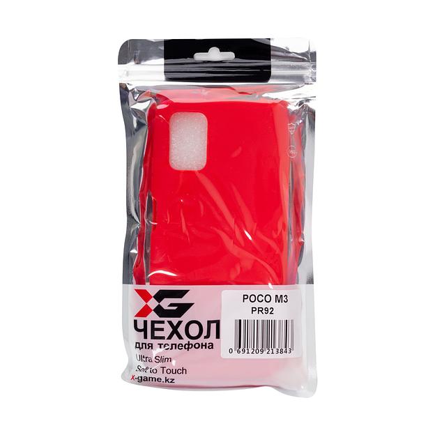 Чехол для телефона X-Game XG-PR92 для POCO M3 TPU Красный XG-PR92 фото 3