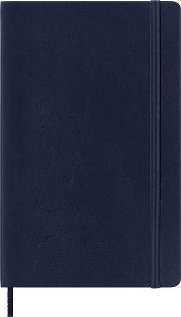 Блокнот Moleskine CLASSIC SOFT QP617B20 Large 130х210мм 192стр. клетка мягкая обложка синий сапфир фото 2