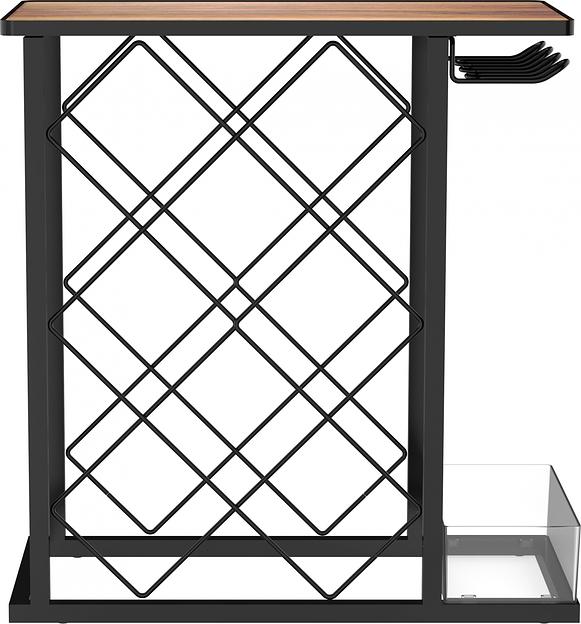 Стойка Domfy DHC-WR10583 для вина 39.2x21x41.3см черный/коричневый фото 3