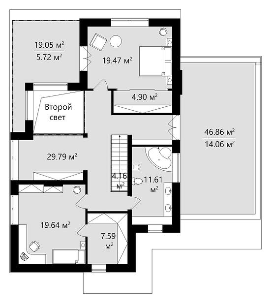 Проект дома KDR – 2 фото 5