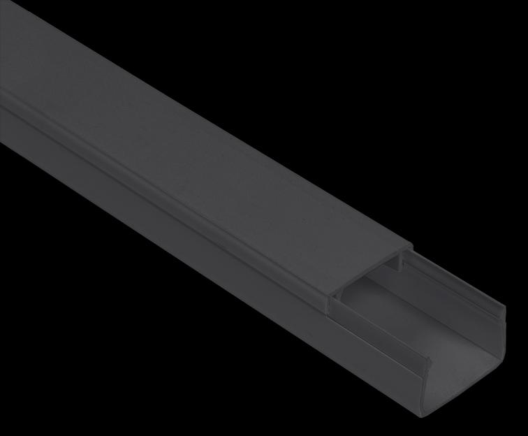 Кабель-канал 25х16 ЭЛЕКОР черный (50м) фото 1