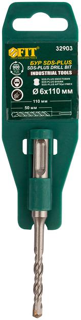 Бур по бетону SDS PLUS ''Профи'' с двойной резьбой 6 х 110 мм фото 3