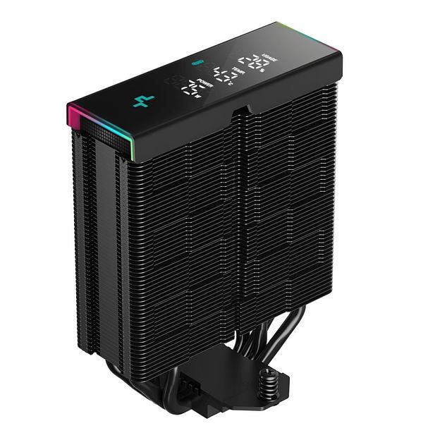 Устройство охлаждения(кулер) Deepcool AK400 Digital Pro ARGB Soc-AM5/AM4/1151/1200/1700 черный 4-pin 25dB Al+Cu LCD 220W 695gr Ret (R-AK400-BKAPMN-G) фото 8