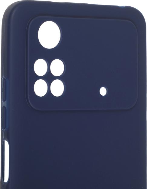 Чехол (клип-кейс) DF для Xiaomi Poco M4 Pro poCase-03 синий (POCASE-03 (BLUE)) фото 7