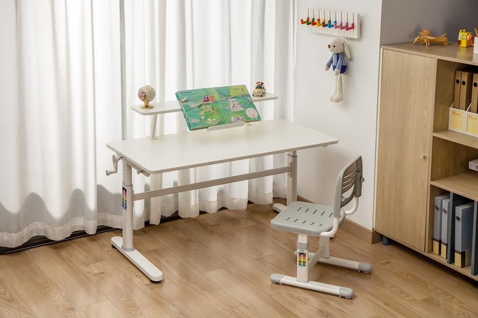 Стол детский Cactus CS-KD01-LBL столешница МДФ голубой фото 4