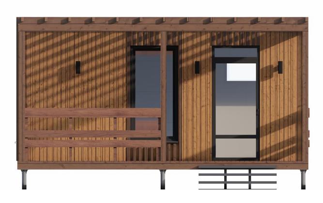 Арго 1/3 Одно-модульный вариант дома с террасой фото 3