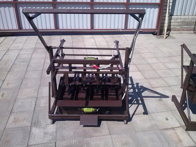 Станок для производства шлакоблоков «Команч-4» фото 3