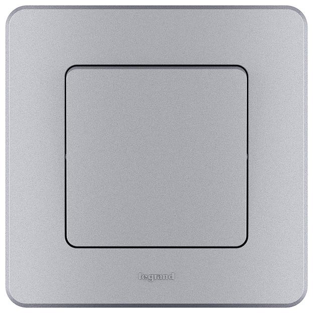 Legrand 673602 Выключатель одноклавишный - INSPIRIA - 10 AX - 250 В~ - алюминий фото 4