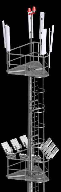 Мачты сотовой связи ОДН-50 (РМГ, МСС) фото 3