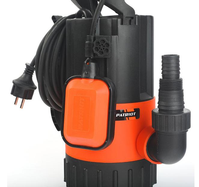 Насос садовый дренажный Patriot F 600 D 600Вт 10000л/час фото 5
