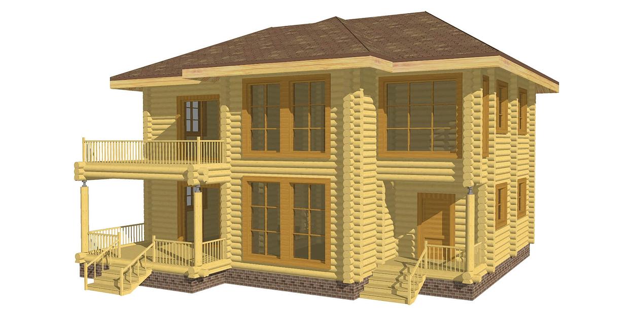 Проект дома ДД-195-6 12x12 фото 4