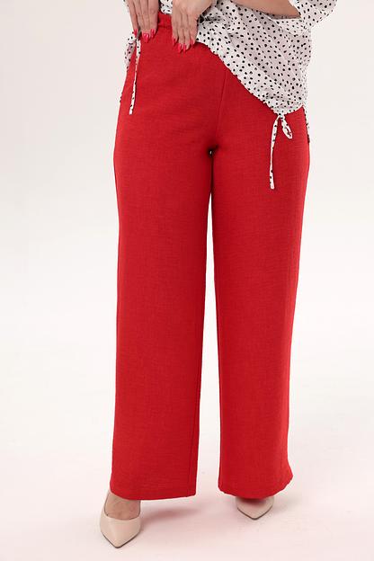 Брюки женские  121/12/Красный  фото 5