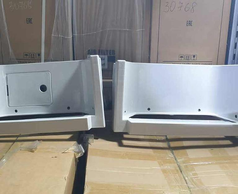 Корпус подножки левый Тягач SHACMAN X5000 рестайлинг (белый) DZ14251240065 фото 1