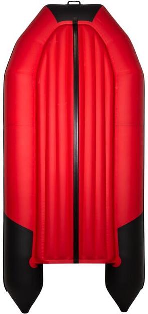 Лодка Таймень NX 3600 НДНД PRO, 3600*1680*465 мм., цвет: красный-черный фото 2