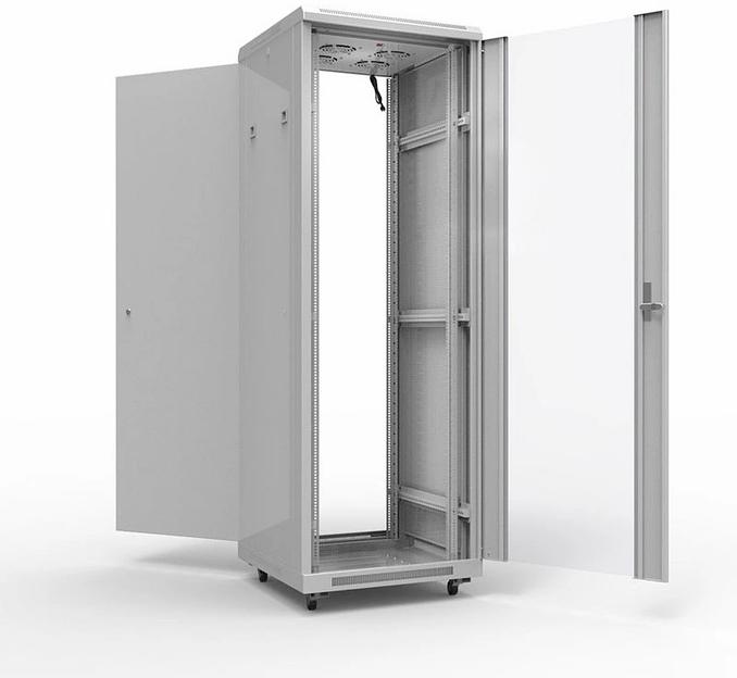 Шкаф серверный Rexant Pro (04-2306) напольный 42U 600x800мм пер.дв.стекл металл 800кг серый фото 4