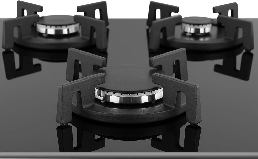 Газовая варочная поверхность Weissgauff HG 631 BGV черный фото 5