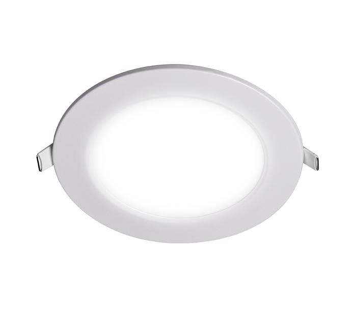 Светильник светодиодный ДВО-9w 4000K 600 Лм IP40 WH d145мм встраиваемый круг JazzWay 5008502A фото 2